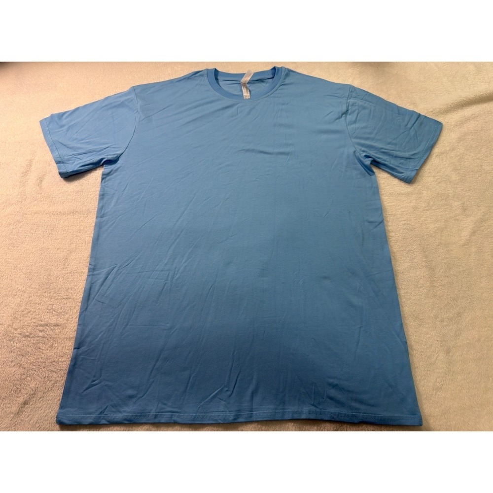Royal Avalon Mens XL Bamboo Cotton UPF 50+ Sun Protection T-Shirt Sky Blue 6 Pk